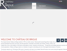 Tablet Screenshot of chateaudebrigue.com